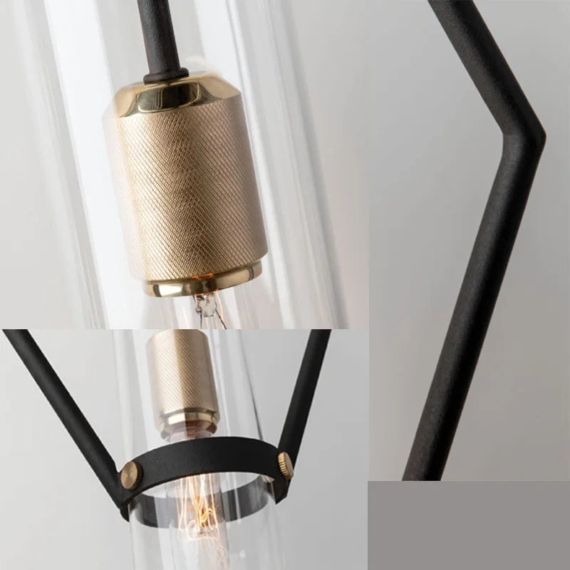 Moderne Pendelleuchte aus Glas mit verstellbarem Kabel für den Innenbereich - vue 5 sur 7