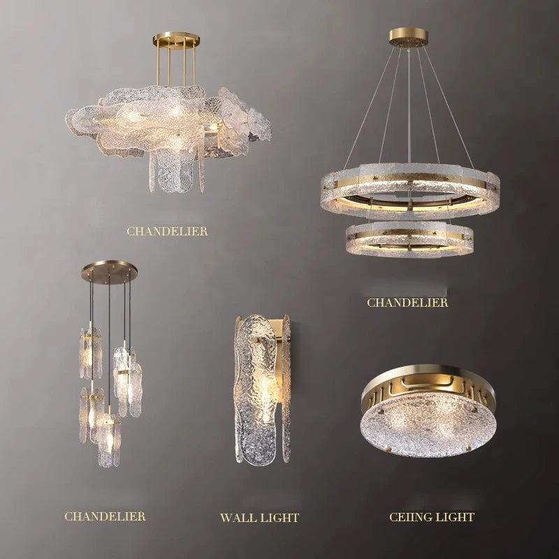 Moderne Pendelleuchte aus Kupfer und Glas für Restaurants - vue 4 sur 12