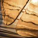 Kronleuchter im Retro-Stil aus Glas in Blütenform für ein elegantes Ambiente