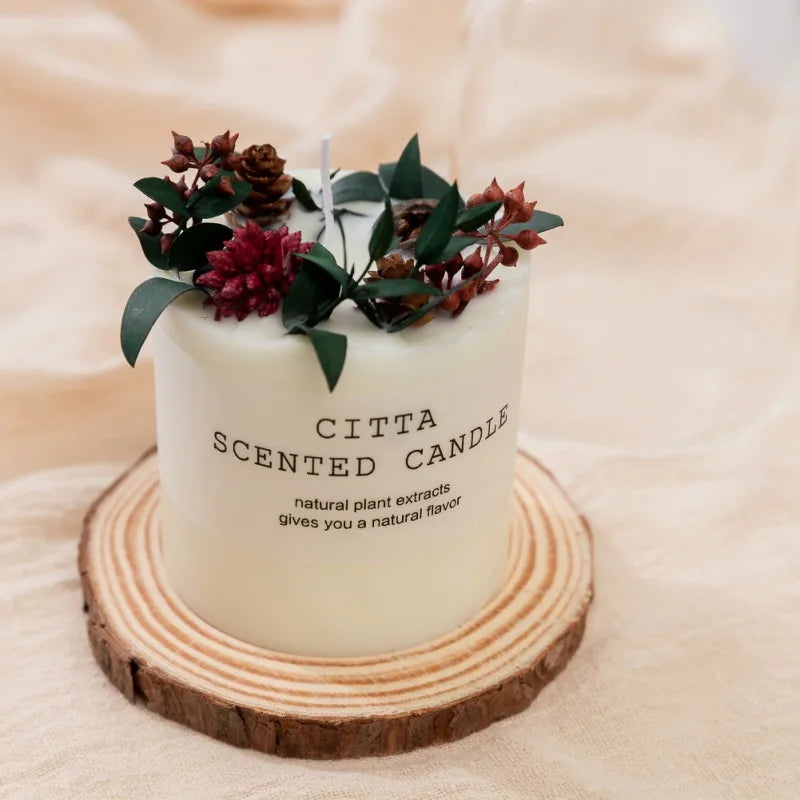 bougies d'aromathérapie romantiques en cire de soja pour moments de détente - vue 9 sur 9
