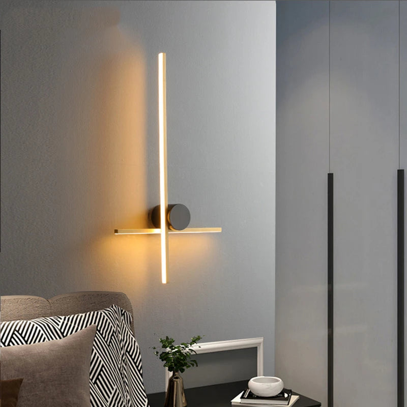 applique murale led en cuivre style minimaliste pour ambiance chaleureuse - vue 4 sur 14