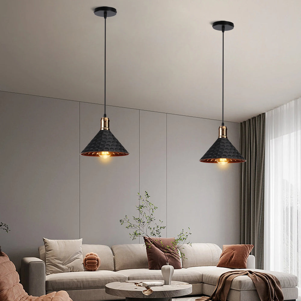 Vintage suspension Loft rétro lustre moderne suspension lampe E27 industriel Luminaire Luminaire salon décor à la maison