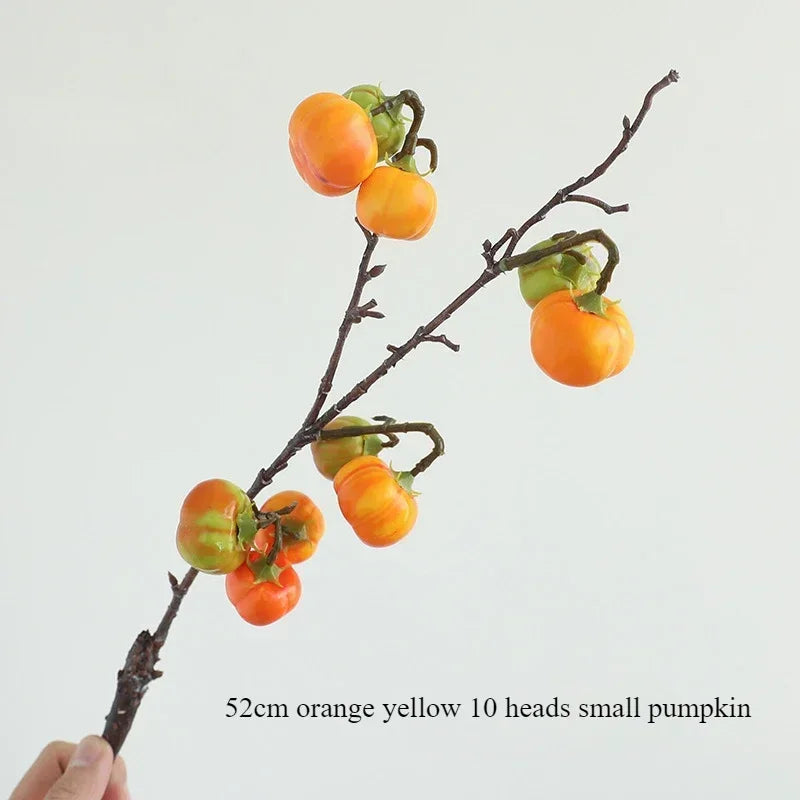 plantes artificielles citrouilles décoratives pour balcon et hôtel - vue 9 sur 12