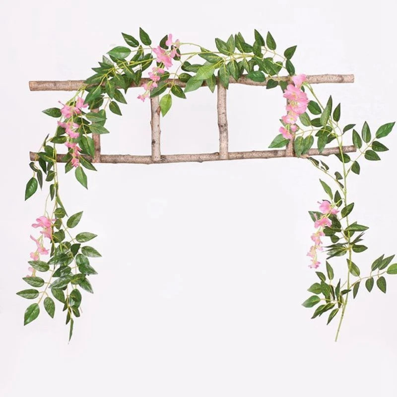 guirlande de glycine artificielle pour décoration florale et festive - vue 10 sur 32