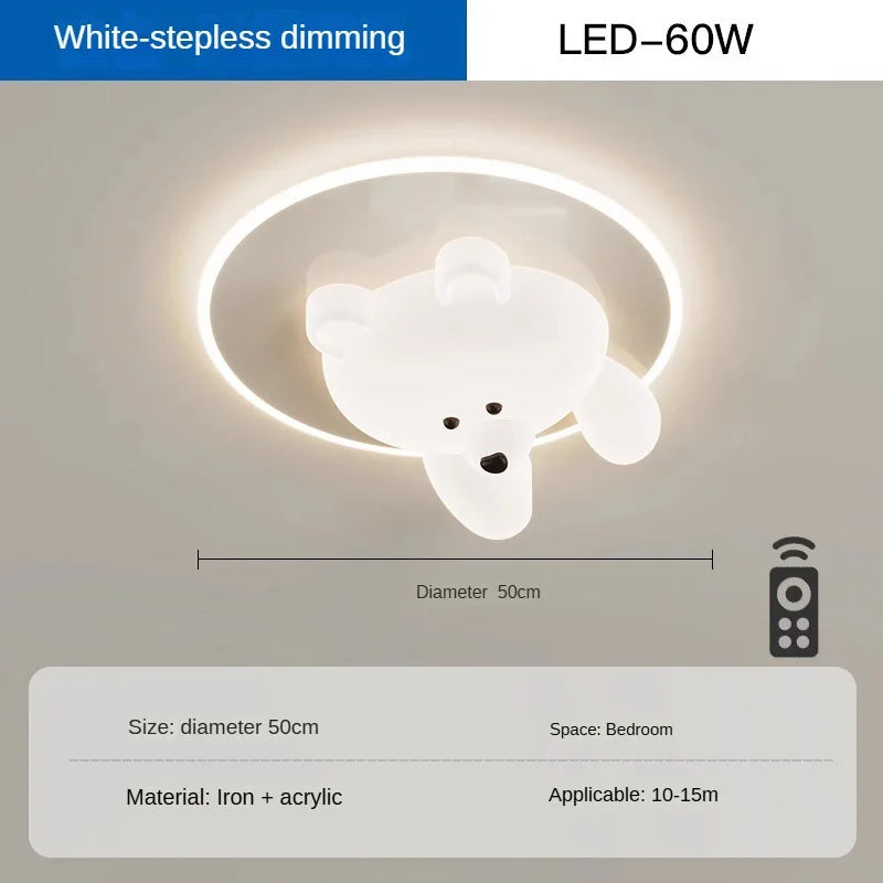 LED-Deckenleuchte Bär für Kinderzimmer - vue 12 sur 12
