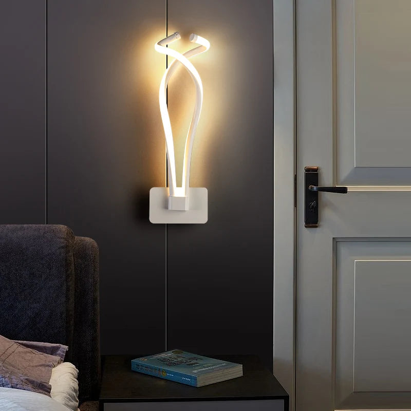 Applique murale led design moderne pour lecture et décoration - vue 5 sur 12