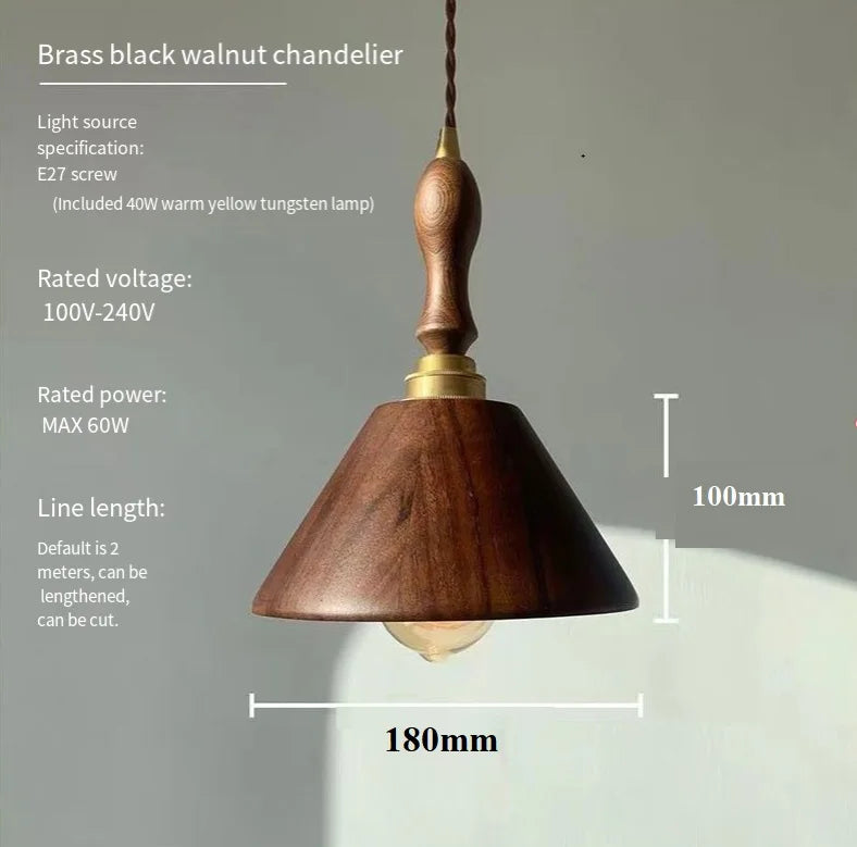 Kronleuchter aus Massivholz im japanischen Stil für ein elegantes Interieur