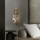 Minimalistische luxuriöse Wandleuchte aus Glas und Kupfer LED 2023