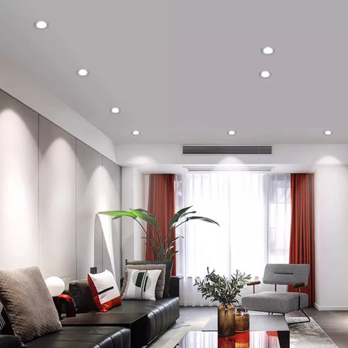 Quadratischer Mini-LED-Einbaustrahler für die Innenbeleuchtung - vue 2 sur 6