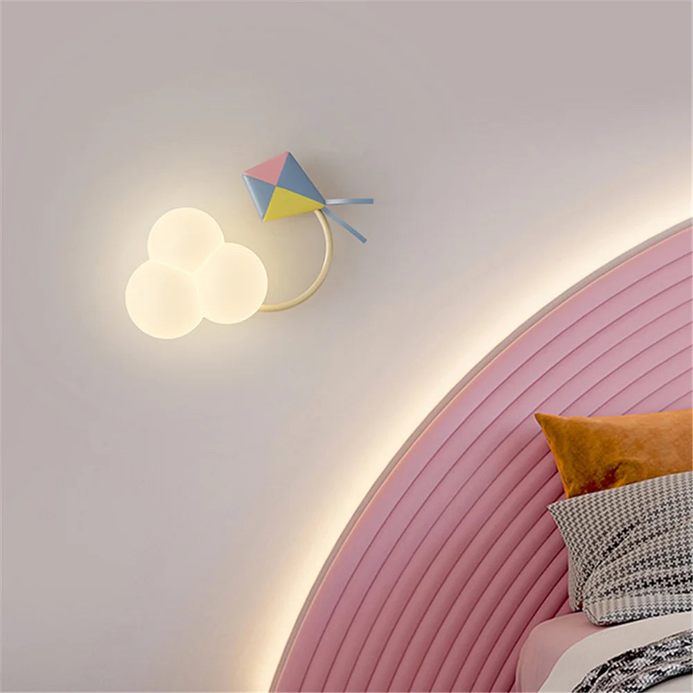 applique murale led avion pour enfants décorative et ludique - vue 4 sur 12