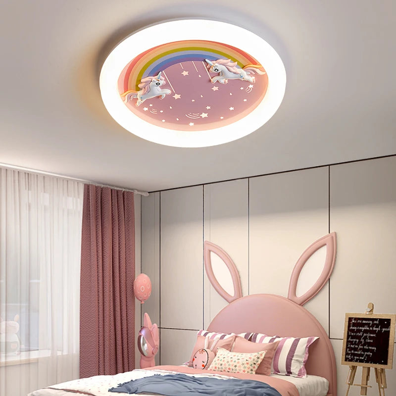 lustre astronaute led 2024 pour enfants avec lampe cloud suspendue - vue 4 sur 13