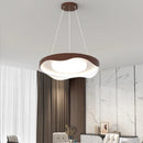 Moderne Pendelleuchte im nordischen Rundholz-Stil mit Augenschutz