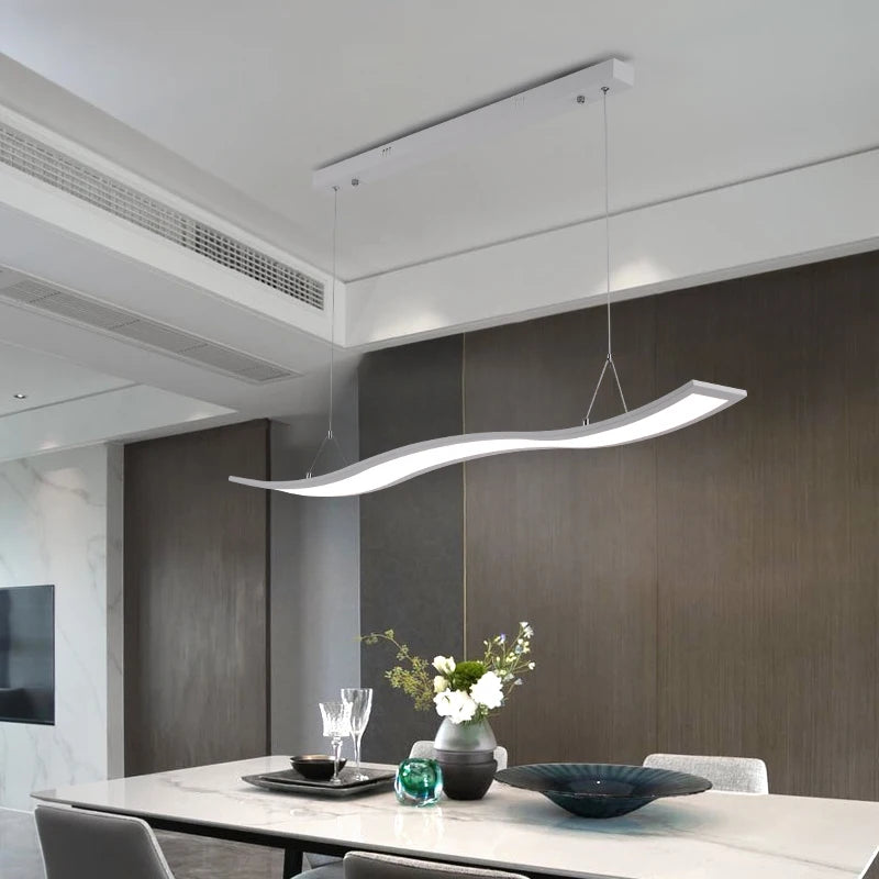 suspension led nordique pour cuisine et espaces intérieurs modernes - vue 3 sur 12