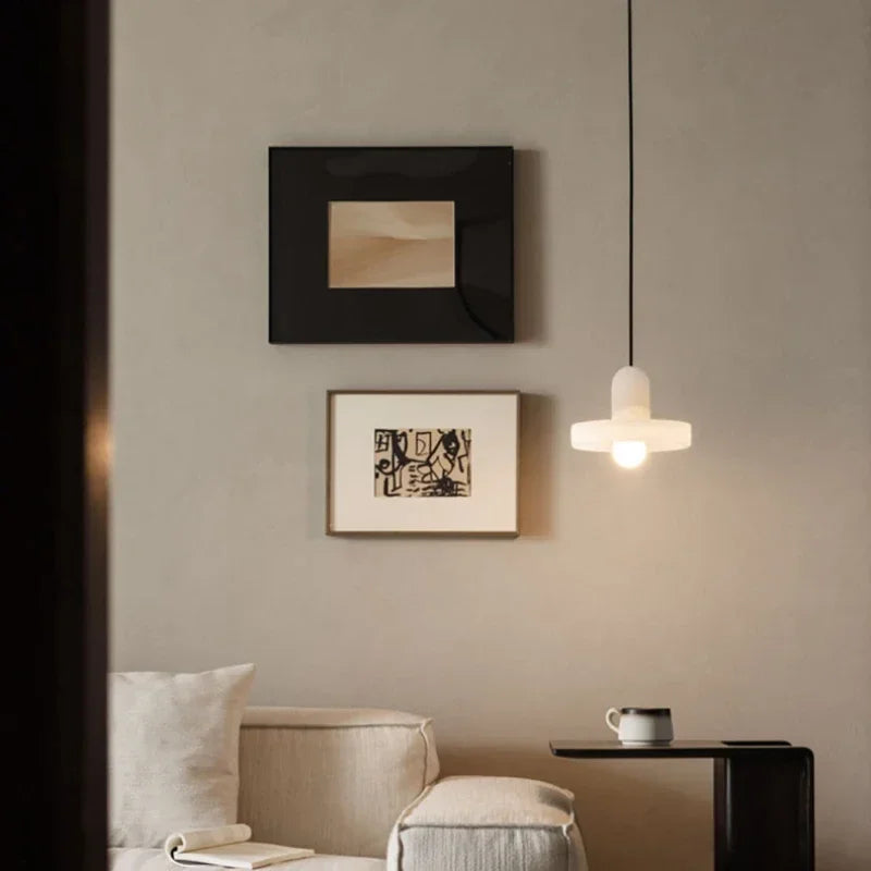 suspension en marbre naturel pour décoration intérieure moderne - vue 5 sur 7