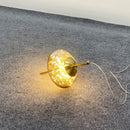Suspension design LED de luxe en verre