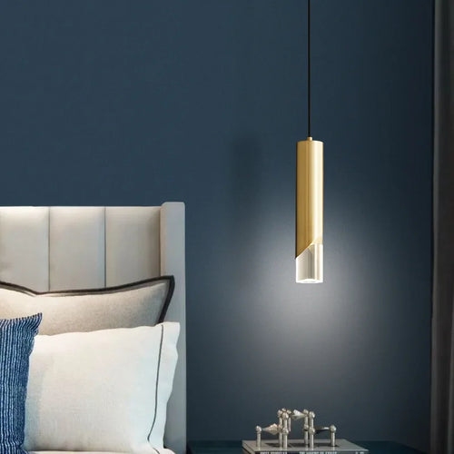 Minimalistischer LED-Kronleuchter aus Eisen und Klarem Kristall - vue 2 sur 8