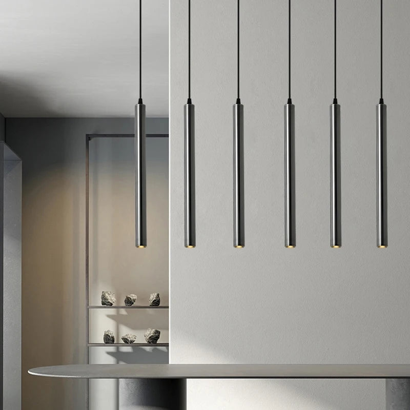 lampe led suspendue au style simple et moderne haut de gamme - vue 3 sur 10
