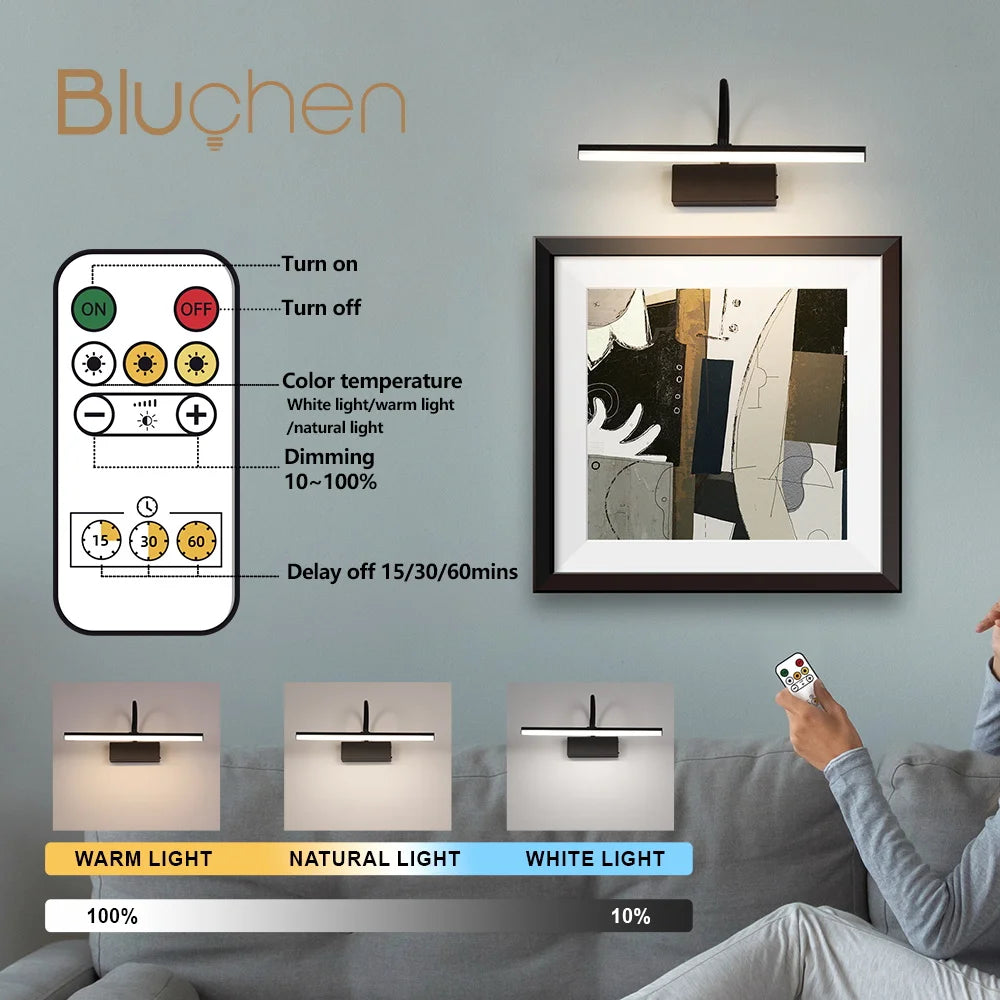 applique murale rechargeable avec bras flexible pour éclairage intérieur - vue 5 sur 7