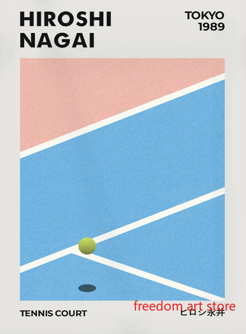 affiches d'art vintage japonaises années 80 par hiroshi nagai pour décoration