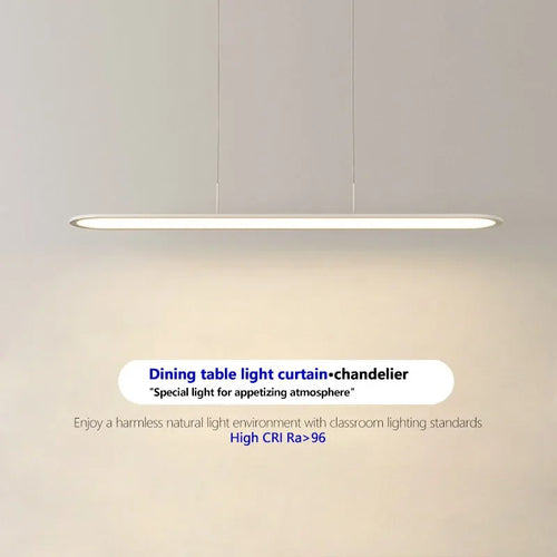 Moderne minimalistische LED-Pendelleuchte aus Metall für Bar - vue 6 sur 13
