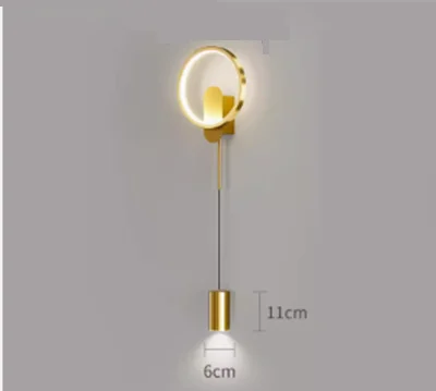 Moderne LED-Wandleuchte für die Innendekoration - vue 8 sur 7