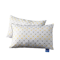 1pc Soft and Supportive White Pillow, Simple Polyester Rectangular Neck Pillow for Home and Hotel,18.9x29.13In