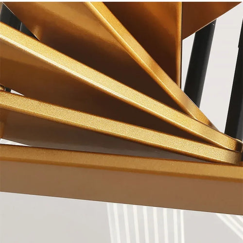 Moderner dimmbarer Acryl-Kronleuchter für elegante Innendekoration - vue 6 sur 12