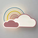 Deckenleuchte Wolke Regenbogen für Kinderzimmer dekorativ und warm