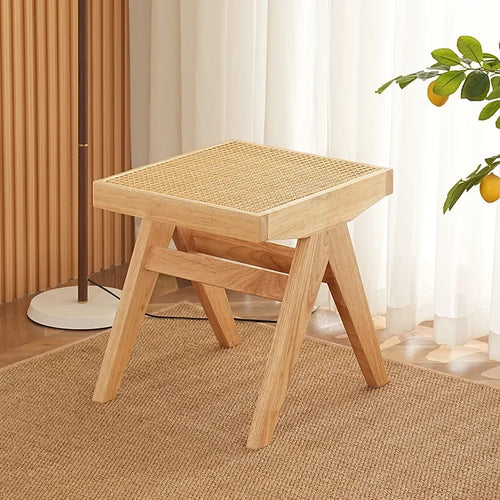banc en rotin massif pour usage polyvalent et moderne - vue 12 sur 17