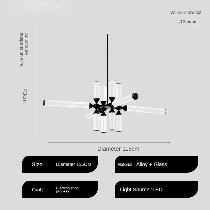 Tischlampe aus Glas im italienischen Design für moderne Räume - vue 7 sur 19