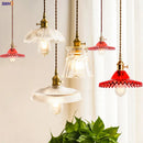 suspension en verre diamant led nordique moderne