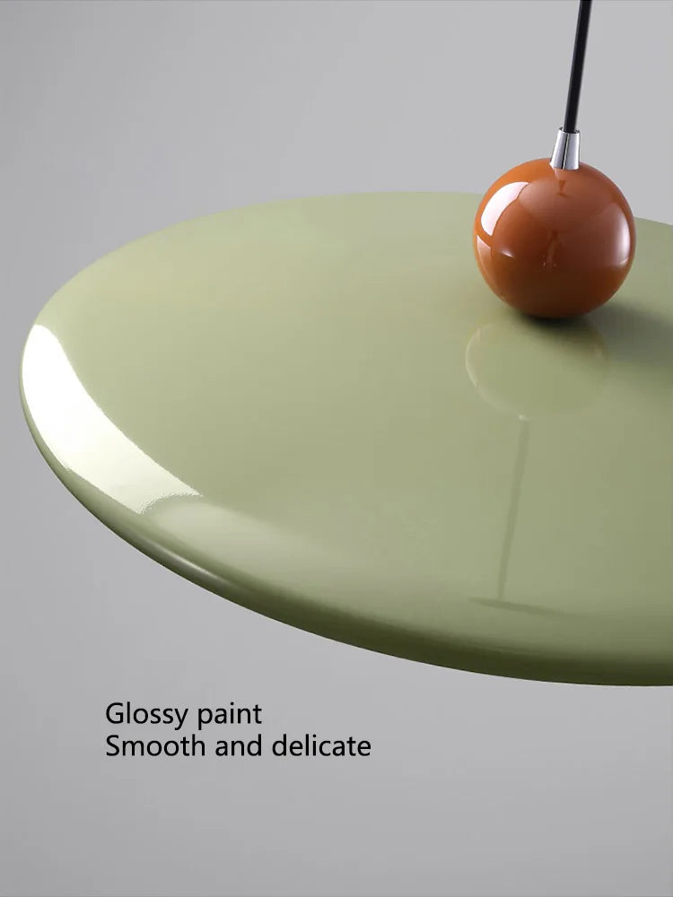 Lustre de restaurant style crème ovni - vue 6 sur 11