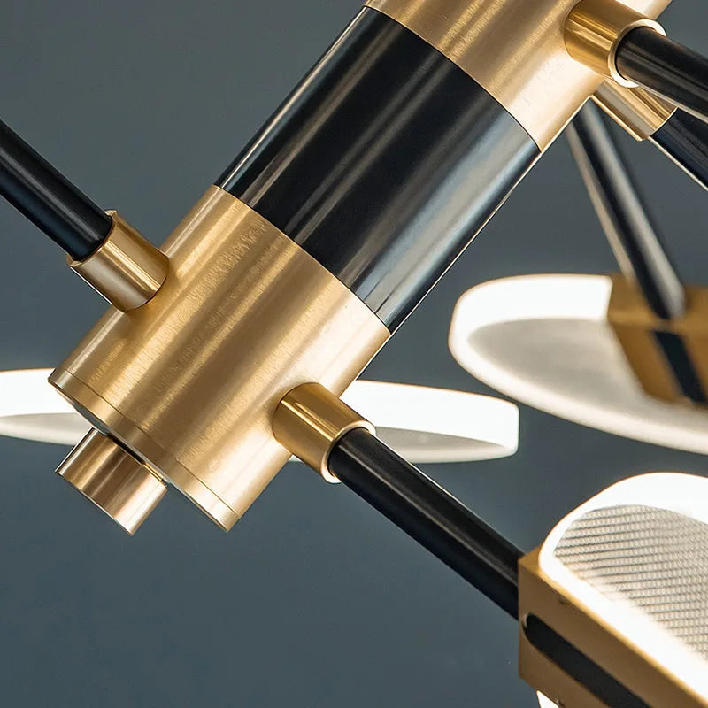 lustre led nordique créatif pour décoration intérieure moderne - vue 7 sur 9