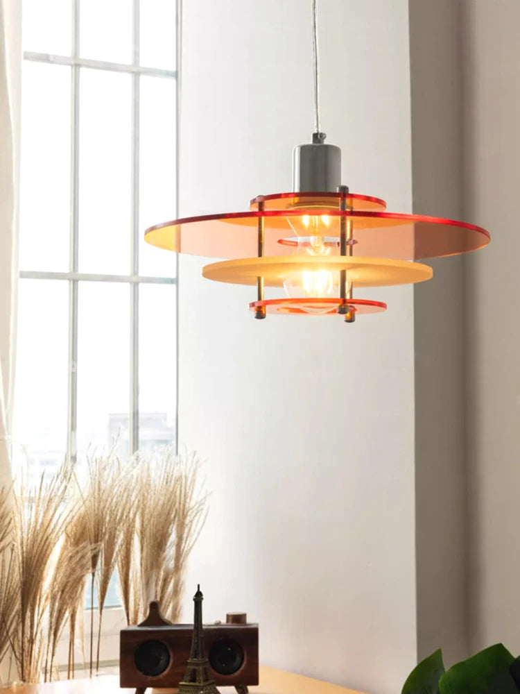 suspension à led en acrylique pour restaurants et magasins - vue 2 sur 9