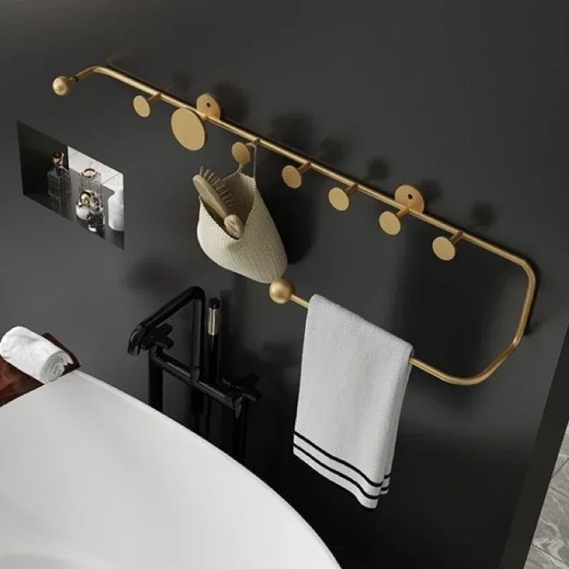porte-vêtements et chapeaux de luxe nordique décoratif mural - vue 6 sur 18