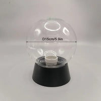 lampadaire extérieur globe noir pour éclairage de jardin et terrasse