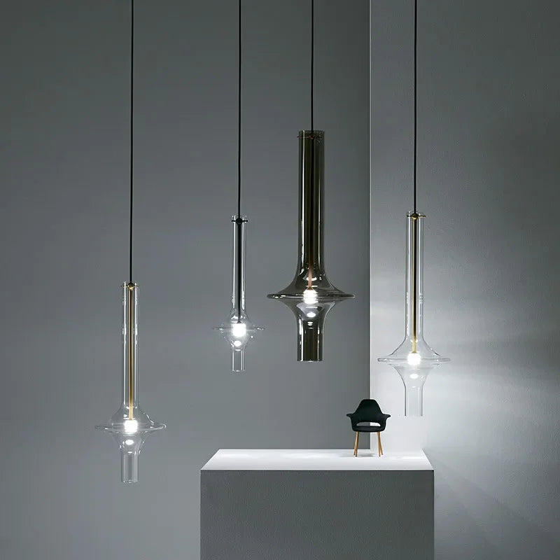 suspension en verre design nordique moderne pour décoration intérieure - vue 2 sur 10