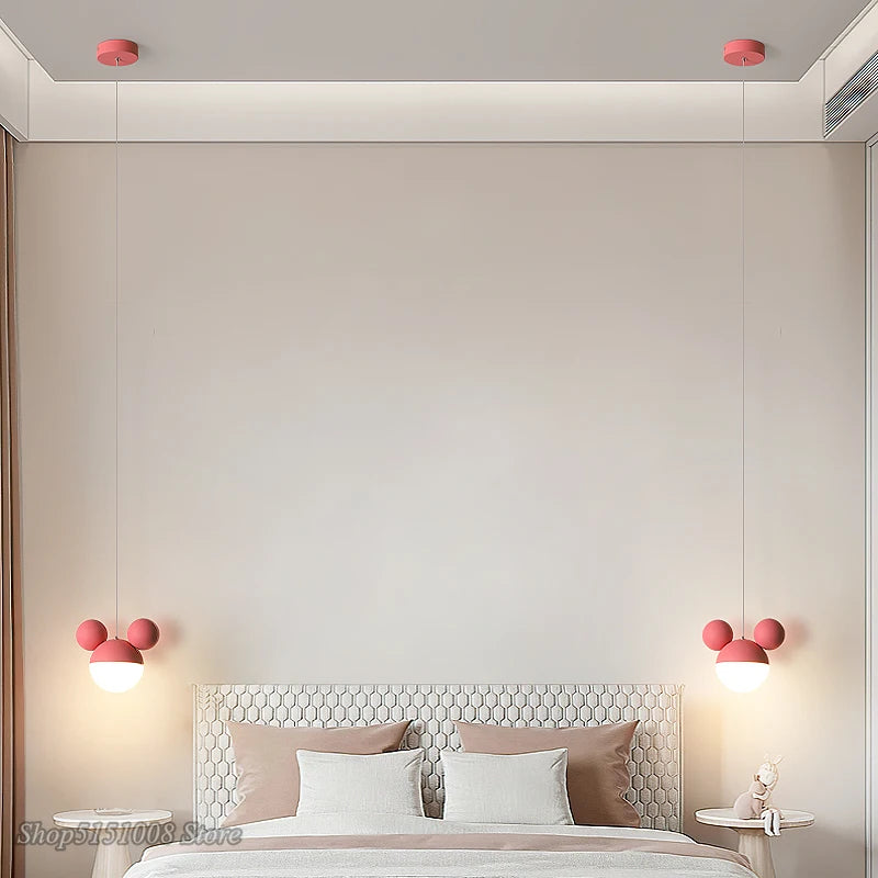 lampe led suspendue mickey pour soin des yeux enfant - vue 3 sur 8