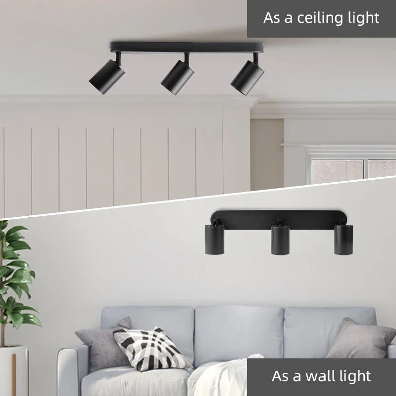 spot led sur rail pour éclairage intérieur polyvalent - vue 4 sur 8