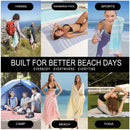 Serviette de plage turque coton franges rapide absorbante