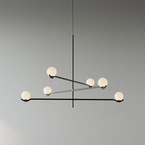 Moderner minimalistischer LED-Kronleuchter für die Wohnungsdekoration