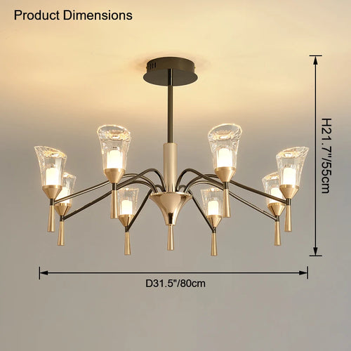 lustre suspendu moderne pour un éclairage élégant - vue 10 sur 9