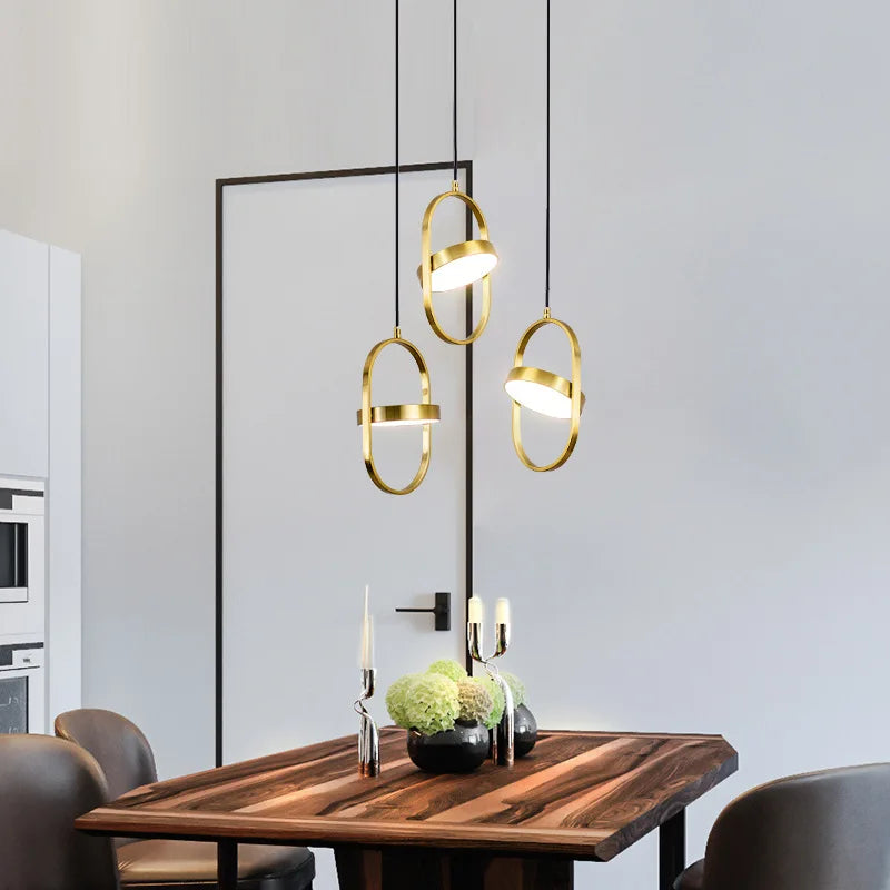 lustre led moderne magique pour bar et décoration intérieure - vue 5 sur 14