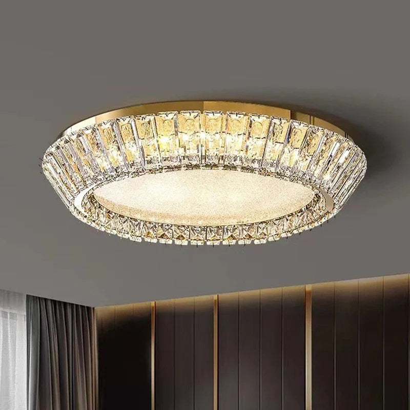 plafonnier en cristal de luxe pour décoration intérieure élégante - vue 2 sur 10