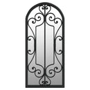 Black mirror 100x45 cm iron for indoor use, home decoration wall decal living room decoration
