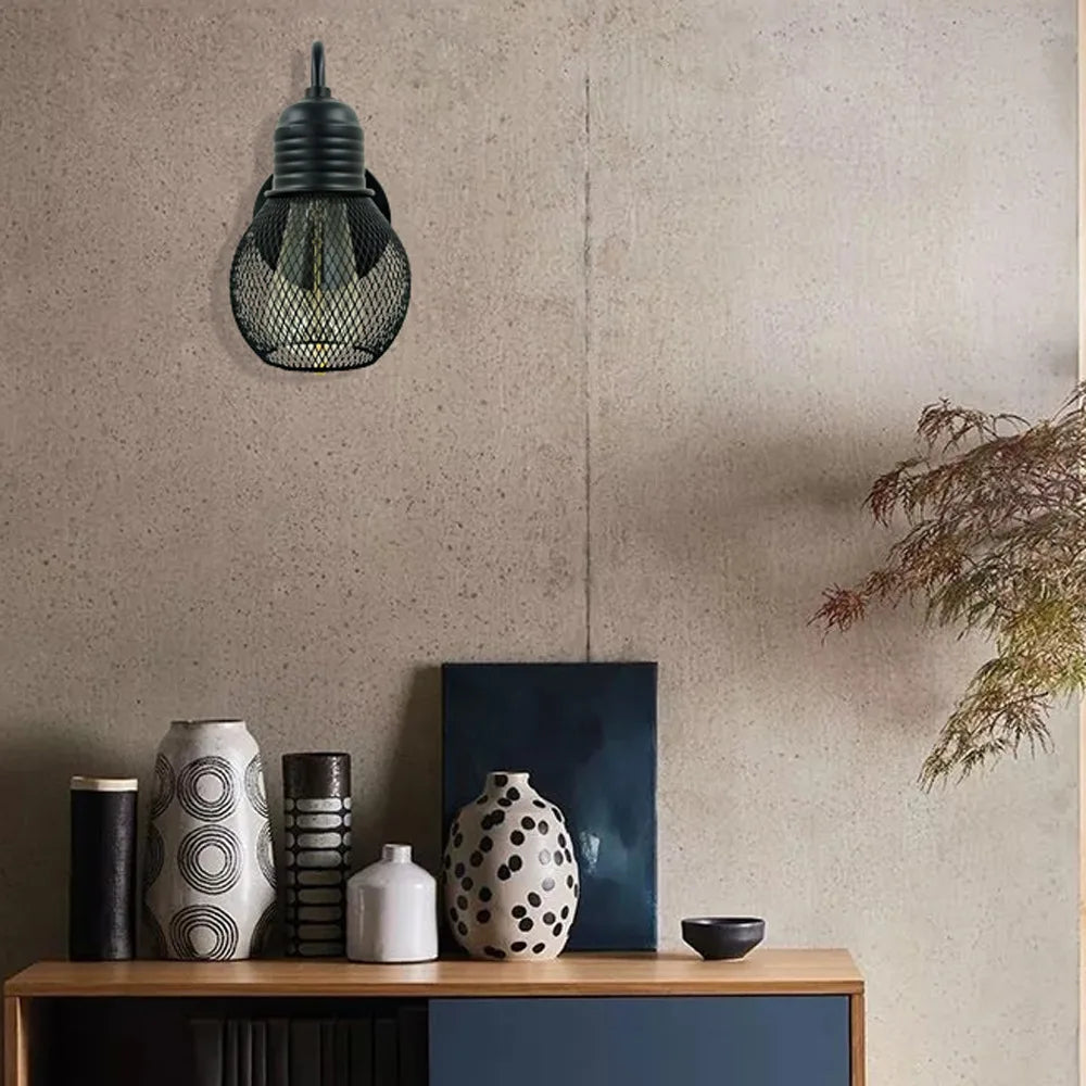 Wandleuchte Loft Retro mit Schalter für Dekoration - vue 6 sur 6
