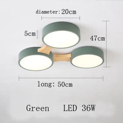 plafonnier moderne en bois avec éclairage led intérieur - vue 32 sur 36