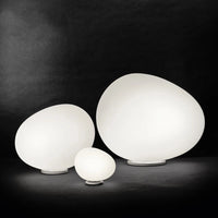 lampe de table en verre moderne créateur italien pour décoration maison