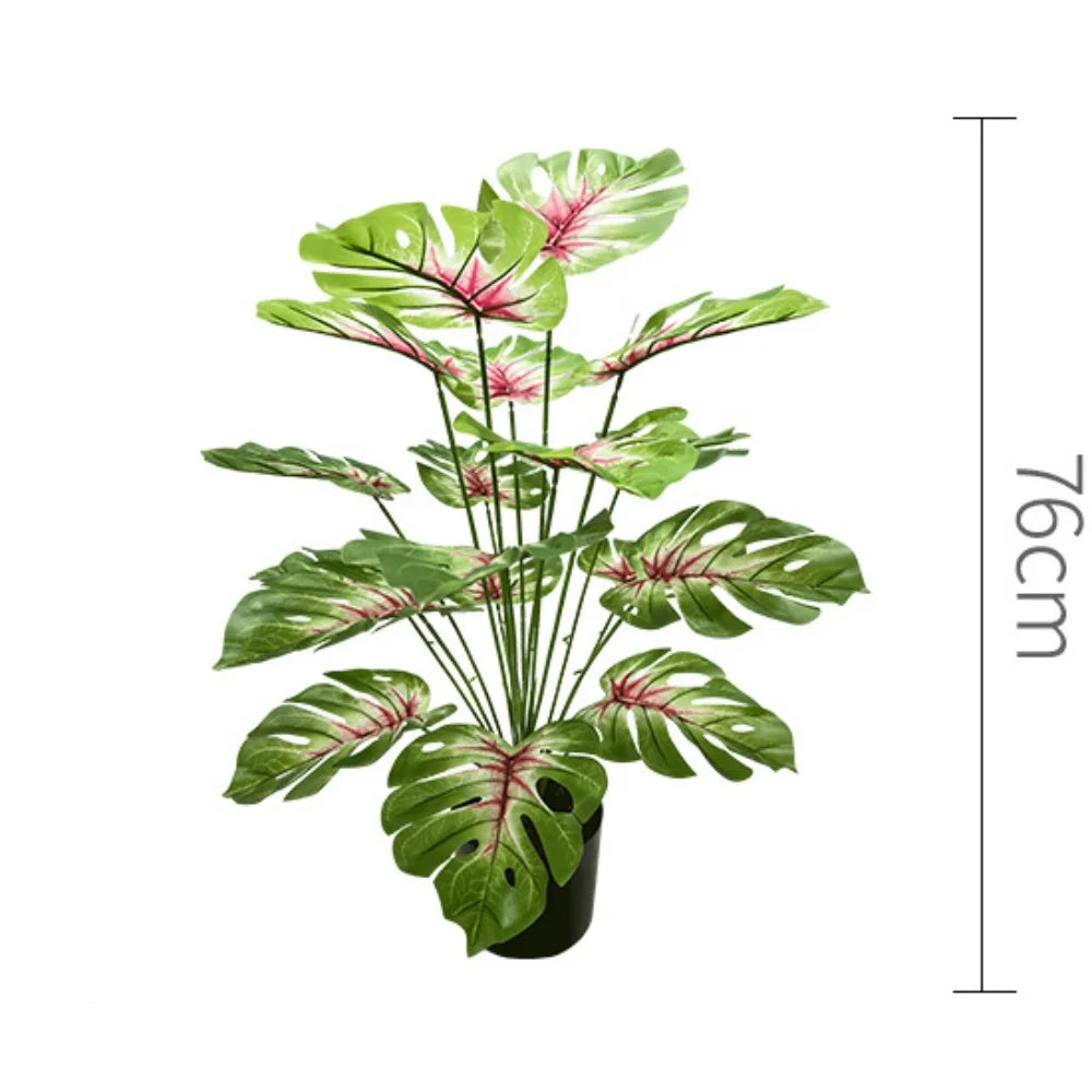 plante artificielle feuilles de tortue pour décoration intérieure - vue 14 sur 25