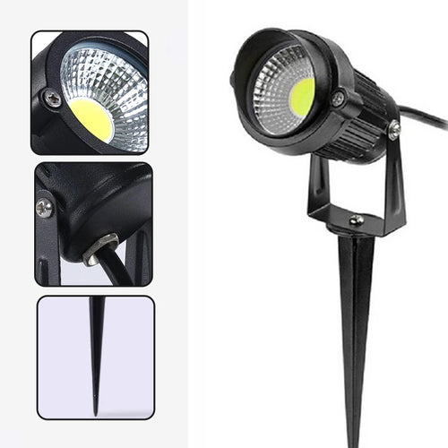 Wasserdichter LED-Strahler für Garten und Außenbeleuchtung - vue 8 sur 8